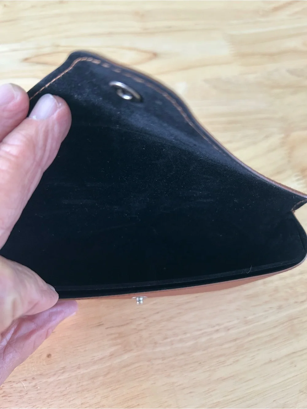 Ray-Ban Brown Leather Sunglasses Case